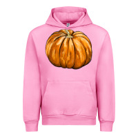 Fuchsia Pink Pumpkin Urban Hoodie - FaDigitalArtStudio