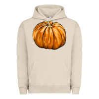 Pigment French Oak Pumpkin Urban Hoodie - FaDigitalArtStudio