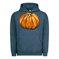 Pigment Midnight Navy Pumpkin Urban Hoodie - FaDigitalArtStudio