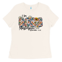 Bone I Am Gods Master Piece Ephesians Ladies Tee - CowhideDigitalArt