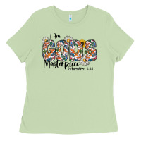 Matcha I Am Gods Master Piece Ephesians Ladies Tee - CowhideDigitalArt
