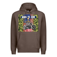 Coffee born to ride Premium Hoodie - TumblerDesignByShophia