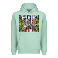 Seafoam born to ride Premium Hoodie - TumblerDesignByShophia