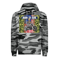 Slate Camo born to ride Premium Hoodie - TumblerDesignByShophia
