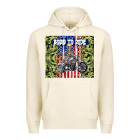 Tofu born to ride Premium Hoodie - TumblerDesignByShophia