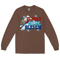 Chestnut winter sleigh girl sleigh Long Sleeve Tee - NancyCooperArtShop
