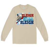 Mushroom winter sleigh girl sleigh Long Sleeve Tee - NancyCooperArtShop