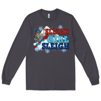 Smoke winter sleigh girl sleigh Long Sleeve Tee - NancyCooperArtShop