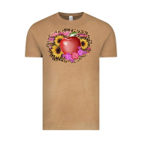 Vintage Camel apple sunflower back to school background Vintage Tee - AdoDesignShop