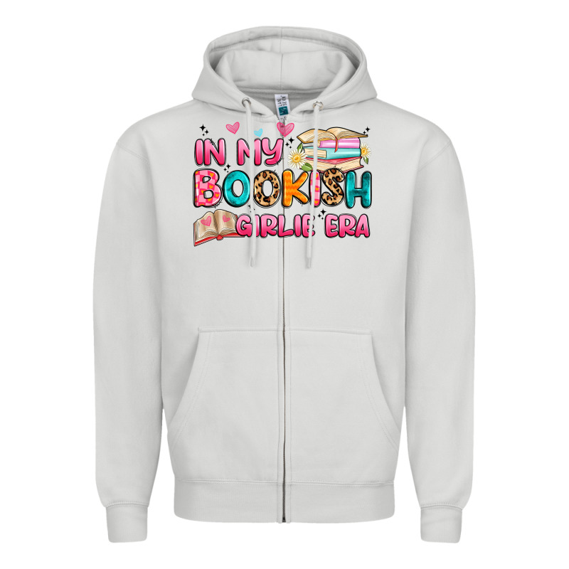 In My Bookish Girlie Era Zipper Hoodie by Artiststas | Teevron