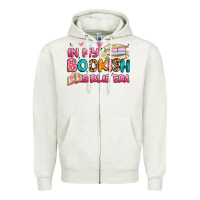 Oatmeal Heather in my bookish girlie era Zipper Hoodie - Artiststas