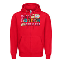 Red in my bookish girlie era Zipper Hoodie - Artiststas