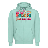 Seafoam in my bookish girlie era Zipper Hoodie - Artiststas