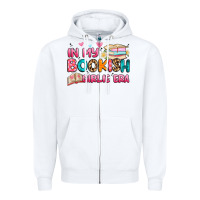 White in my bookish girlie era Zipper Hoodie - Artiststas
