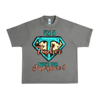 Tornado i'm a teacher what's your superpower cowhide Urban Heavy Tee - Jasminsmagicworld