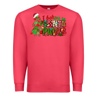 Cardinal i believe in santa paws Premium Sweatshirt - texasbilliewilder