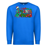 True Royal i believe in santa paws Premium Sweatshirt - texasbilliewilder
