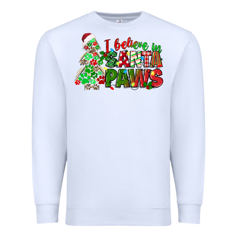 I Believe In Santa Paws Premium Sweatshirt by texasbilliewilder | Teevron