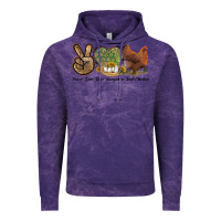 Cloud Purple Peace Love New Hampshire Red Chicken Vintage Hoodie - LillyAllenDesigns