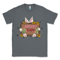 Charcoal Heather howdy easter Classic Tee - MaliasSmallBusiness
