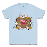 Dusty Blue howdy easter Classic Tee - MaliasSmallBusiness