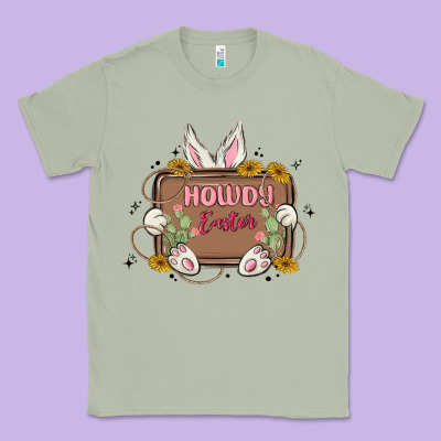 Howdy Easter Classic Tee Designed By Maliassmallbusiness