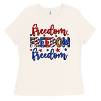 Bone Freedom freedom freedom Ladies Tee - Neo Western