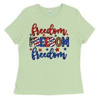 Matcha Freedom freedom freedom Ladies Tee - Neo Western