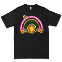 Black summer sun rainbow Premium Tee - HRA Design Shop