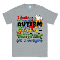 Heather Grey i have autism i can't say trick or treat Classic Tee - JahusDesignShop