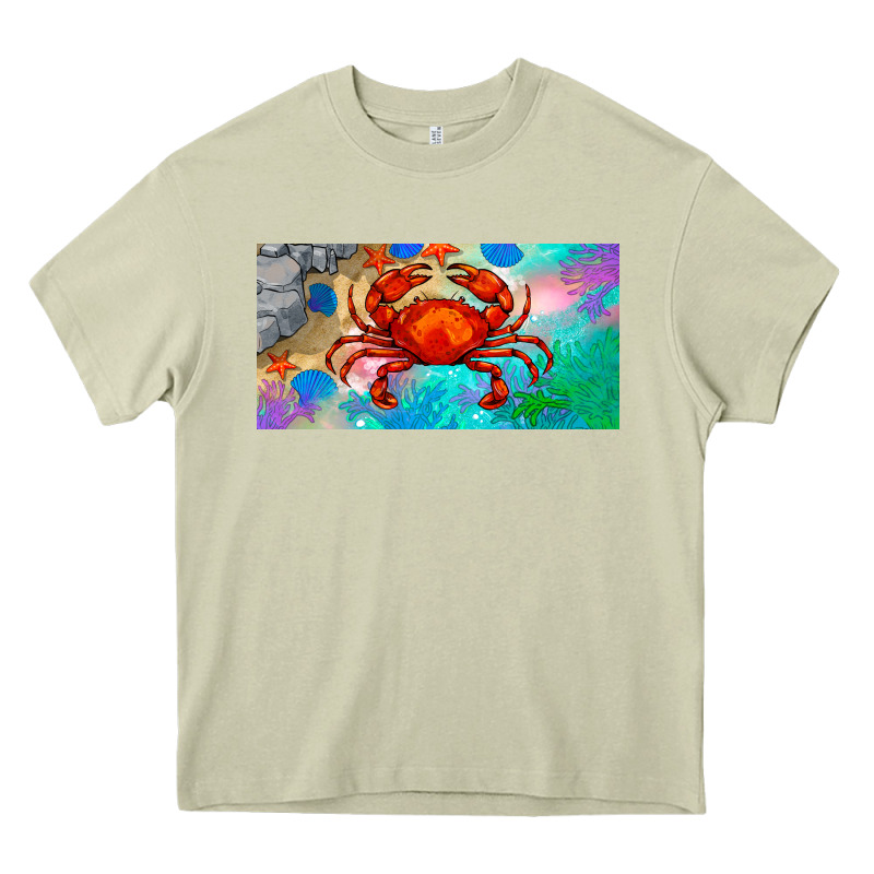 Crab License Plate Heavy Core Tee by BarkalooDesign | Teevron