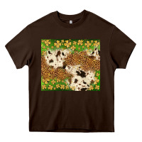 Chocolate Brown St. Patrick's Day shamrock tumbler Heavy Core Tee - Neo Western