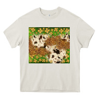 Cream St. Patrick's Day shamrock tumbler Heavy Core Tee - Neo Western