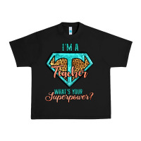Black i'm a teacher what's your superpower leopard Urban Heavy Tee - Jasminsmagicworld