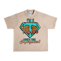 French Oak i'm a teacher what's your superpower leopard Urban Heavy Tee - Jasminsmagicworld