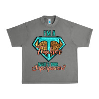 Tornado i'm a teacher what's your superpower leopard Urban Heavy Tee - Jasminsmagicworld