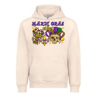 Sandshell Mardi Gras vibes skull Urban Hoodie - FaDigitalArtStudio