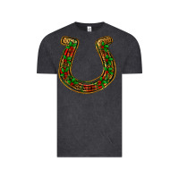 Vintage Black Christmas Horseshoe Vintage Tee - Jasminsmagicworld