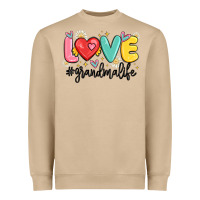 Love Grandma Life Heavyweight Sweatshirt | Teevron