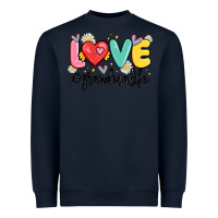 Navy love grandma life Heavyweight Sweatshirt - MaliasSmallBusiness
