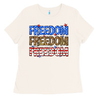 Bone Freedom freedom freedom Ladies Tee - Neo Western