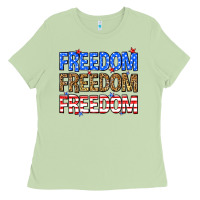 Matcha Freedom freedom freedom Ladies Tee - Neo Western