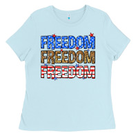 Freedom Freedom Freedom Ladies Tee | Teevron
