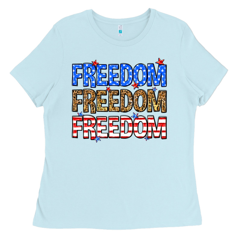 Freedom Freedom Freedom Ladies Tee by Neo Western | Teevron