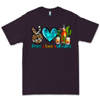 Plum peace love whiskey Premium Tee - AdoDesignShop
