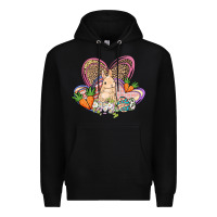 Black Easter heart Easter Day Premium Hoodie - HowdyJamesFarm