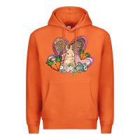 Carrot Easter heart Easter Day Premium Hoodie - HowdyJamesFarm