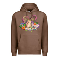 Chestnut Easter heart Easter Day Premium Hoodie - HowdyJamesFarm