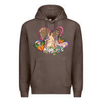 Coffee Easter heart Easter Day Premium Hoodie - HowdyJamesFarm