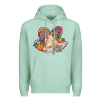 Seafoam Easter heart Easter Day Premium Hoodie - HowdyJamesFarm